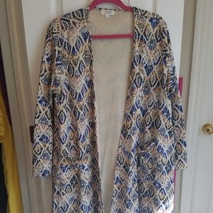 LuLaRoe Large L Jacquard Sarah